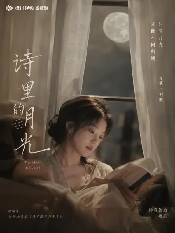 短剧《月光落在左手上》海报封面