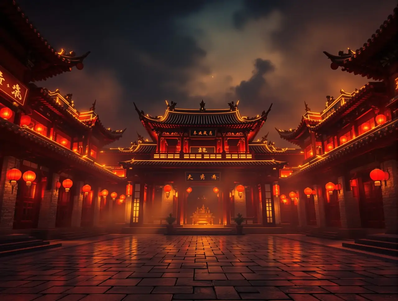 宫灯照夜 - 古装权谋专题 短剧网站专题《宫灯照夜》封面图,主题为古装权谋
